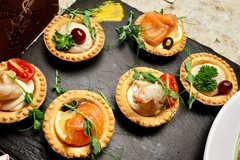 Закуска из тарталеток