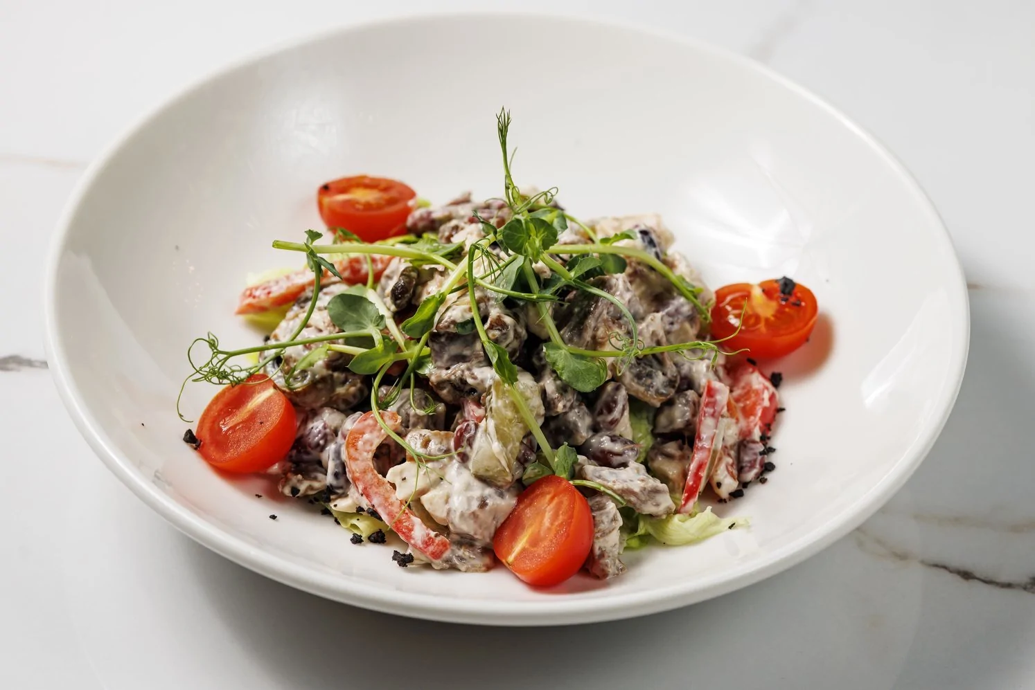 Салат с говядиной и красной фасолью «Tendresse»